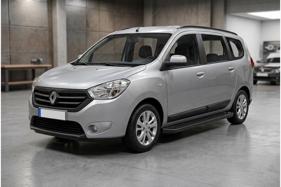 Renault Lodgy 2013-2022 Progi Boczné Allmond Black (2 szt., Aluminium) Image
