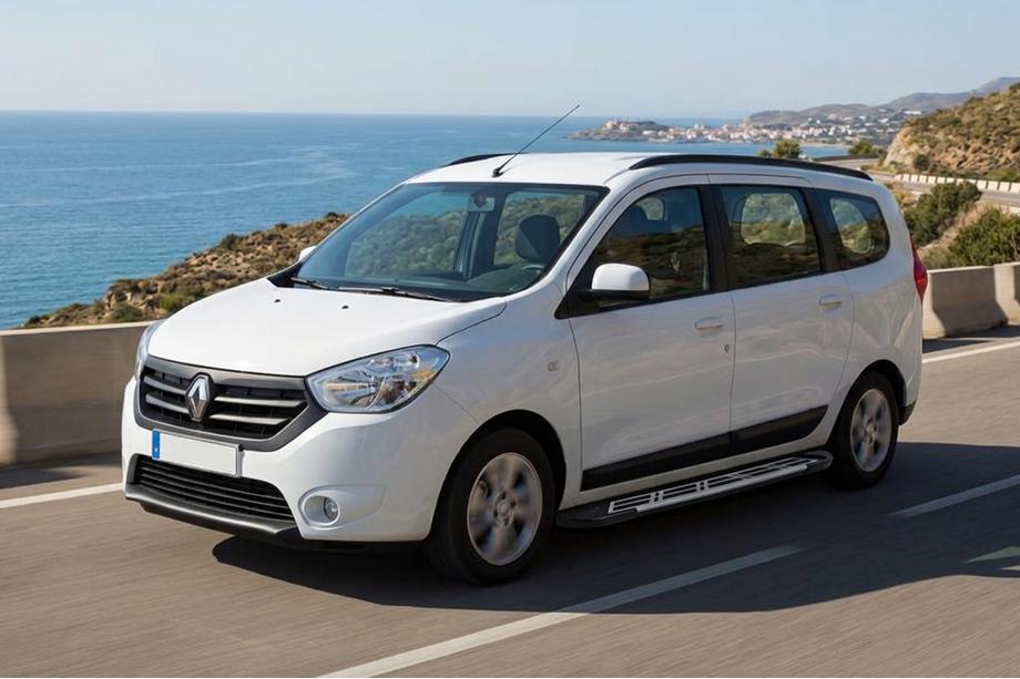 Renault Lodgy 2013-2022 Progi Boczné Sunrise (2 szt., Aluminium) Image