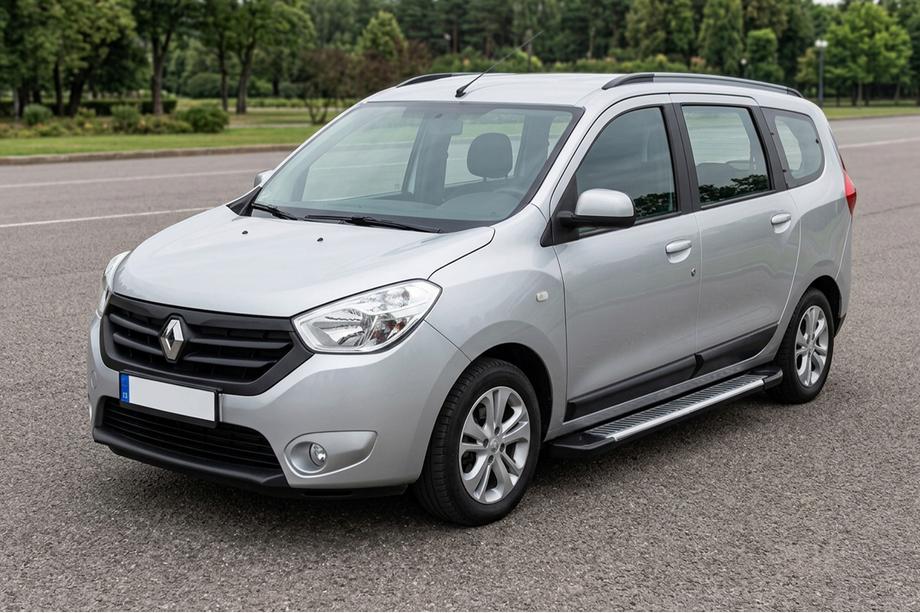Renault Lodgy 2013-2022 Progi Boczne Line (2 szt., Aluminium) Image