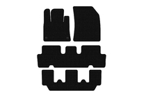 Citroen C-4 Picasso 2013–2022 Gumowe Dywaniki Carsuit V1 (3 Rzędy, Czarne) zdjęcia 1