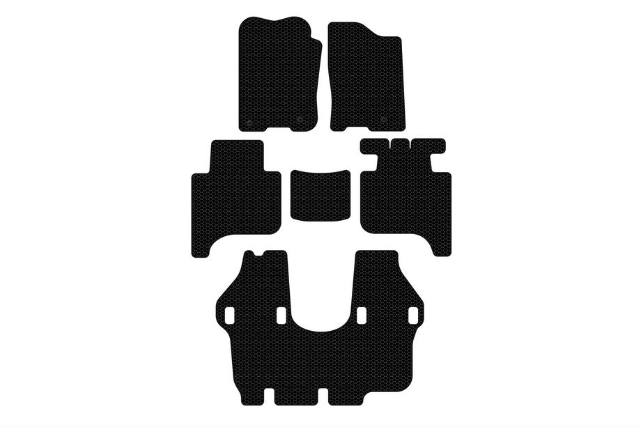 Infiniti QX56 2004-2010 Gumowe dywaniki Carsuit (3 rzędy, 2004-2008, czarne) Image