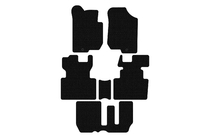 Kia Carens 1999-2012 Dywaniki gumowe Carsuit (2006-2012, 3 rzędy, 7-osobowy, czarne) zdjęcia 1