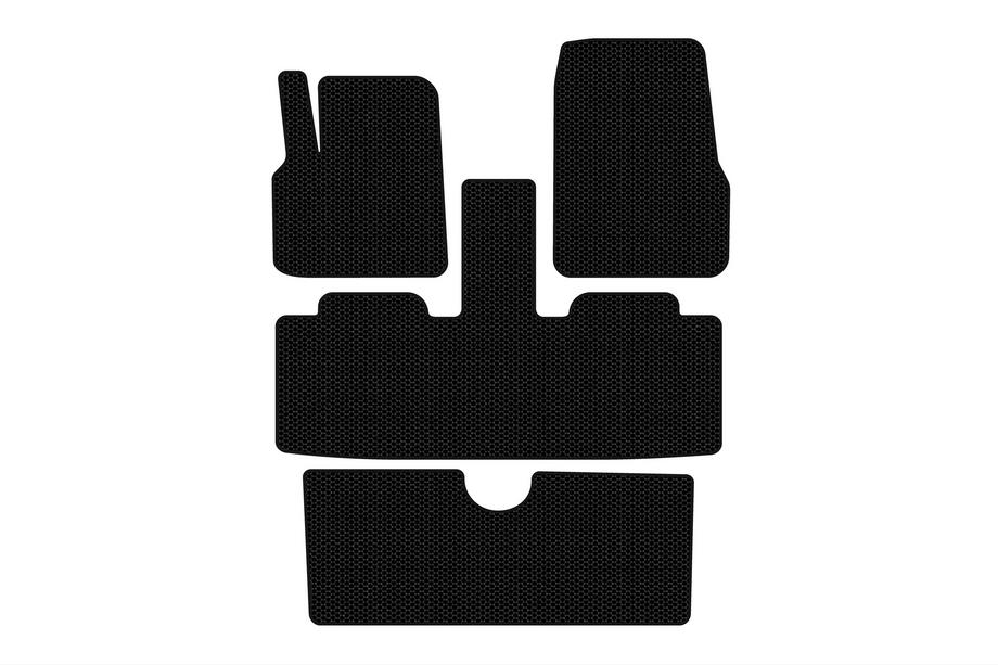 Renault Espace 2002-2014 Gumowe Dywaniki Carsuit (3 Rzędy, 7-osobowy, Czarne) Image