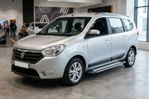 Renault Lodgy 2013-2022 Progi Boczné Rainbow (2 szt., Aluminium) zdjęcia 1