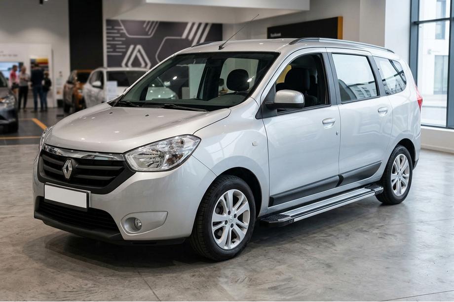 Renault Lodgy 2013-2022 Progi Boczné Rainbow (2 szt., Aluminium) Image