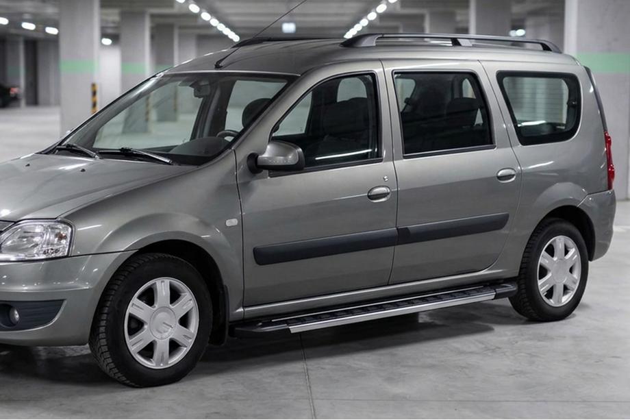 Dacia Logan MCV 2004-2014 Progi Boczné RedLine V1 (2 szt., Aluminium) Image