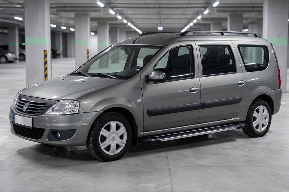 Renault Logan MCV 2005-2013 Progi Boczné RedLine V1 (2 szt., Aluminium) Image