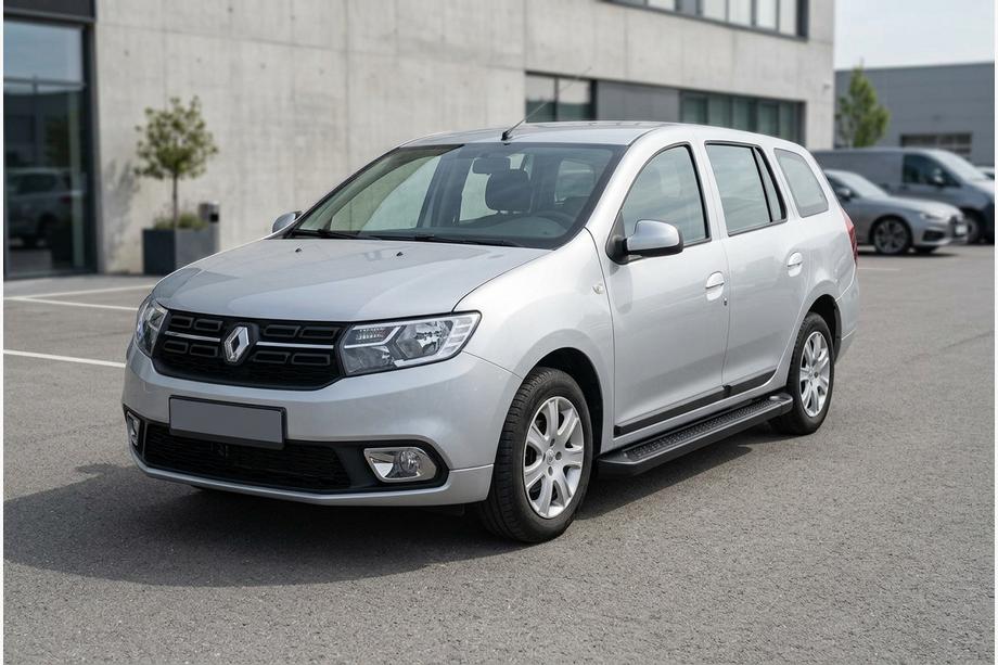 Dacia Logan MCV 2013-2020 Progi Boczné Allmond Black (2 szt., Aluminium) Image