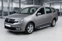 Dacia Logan MCV 2013-2020 Progi Boczné Sunrise (2 szt., Aluminium) zdjęcia 1