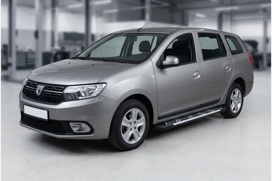 Dacia Logan MCV 2013-2020 Progi Boczné Sunrise (2 szt., Aluminium) Image