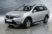 Dacia Logan MCV 2013-2020 Progi Boczne Line (2 szt., Aluminium) zdjęcia 1