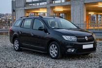 Dacia Logan MCV 2013-2020 Progi Boczné Bosphorus Black (2 szt., Aluminium) zdjęcia 1