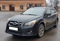 Subaru XV 2011-2017 Pałąk Przedni F1-71 Czarny (Stal Nierdzewna) zdjęcia 2
