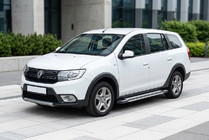 Dacia Logan MCV 2013-2020 Progi Boczné Rainbow (2 szt., Aluminium) zdjęcia 1