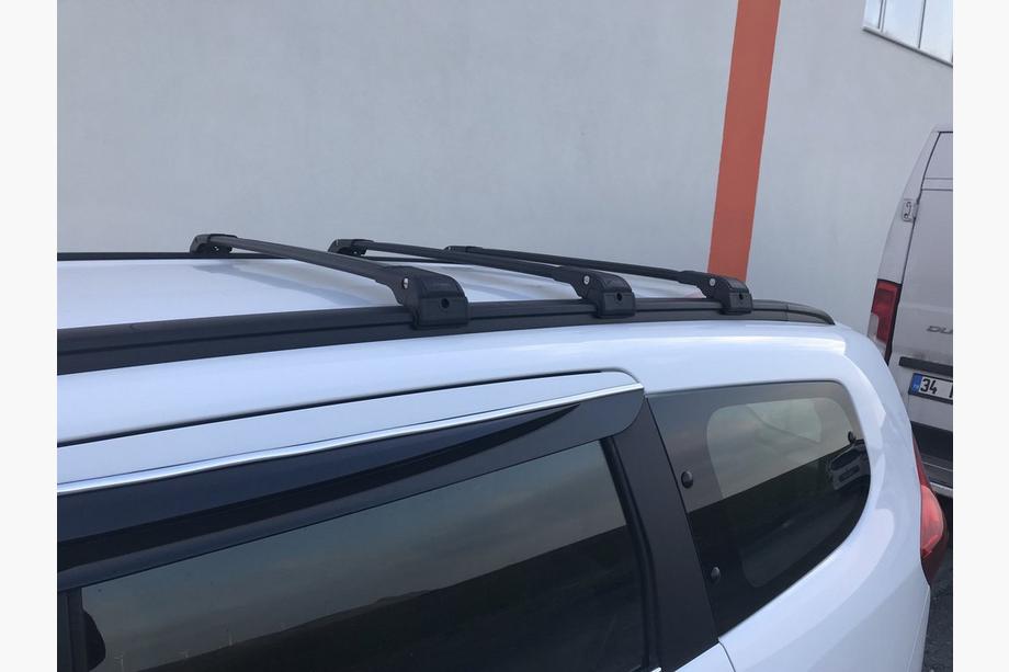 Renault Lodgy 2013-2022 Bagażnik dachowy (belki poprzeczne) na zintegrowane relingi zamykany na klucz WingCarrier V2 (2 szt.) Zdjęcia 25