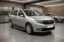 Renault Logan MCV 2013-2022 Progi Boczne Tayga Grey (2 szt., Aluminium) zdjęcia 1