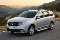 Renault Logan MCV 2013-2022 Progi boczne Allmond Grey (2 szt., aluminium) zdjęcia 1