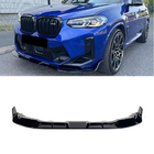 BMW X3 G01 2018- Przedni Lip Spoiler (do F97 2022-2024, Czarny Połysk) zdjęcia 8