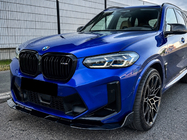 BMW X3 G01 2018- Przedni Lip Spoiler (do F97 2022-2024, Czarny Połysk) zdjęcia 1