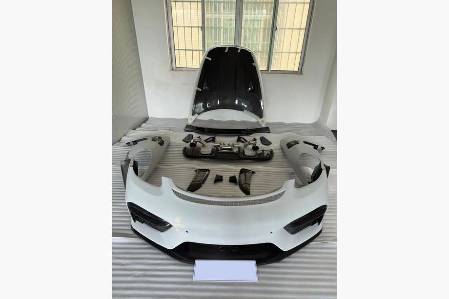 Porsche Boxster/Cayman 982 (718) 2016- Zestaw body kit GT4 (ABS + Carbon) Image