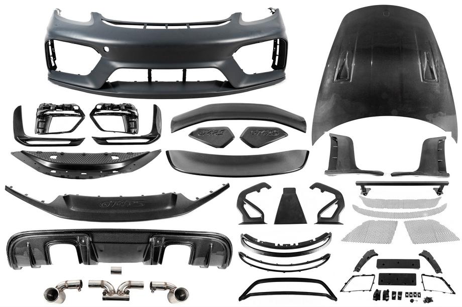Porsche Boxster/Cayman 982 (718) 2016- Zestaw body kit GT4RS (ABS + Carbon) Image