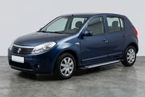 Dacia Sandero 2007-2013 Progi Boczne Line (2 szt., Aluminium) zdjęcia 1