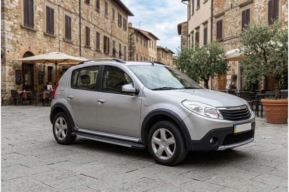 Dacia Sandero 2007-2013 Progi Boczné Duru (2 szt., Aluminium) Image