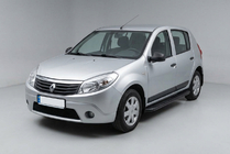 Dacia Sandero 2007-2013 Progi Boczné Bosphorus Black (2 szt., Aluminium) zdjęcia 1