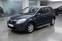 Renault Sandero 2007-2013 Progi Boczné RedLine V1 (2 szt., Aluminium) zdjęcia 1