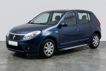 Renault Sandero 2007-2013 Progi Boczne Line (2 szt., Aluminium) zdjęcia 1