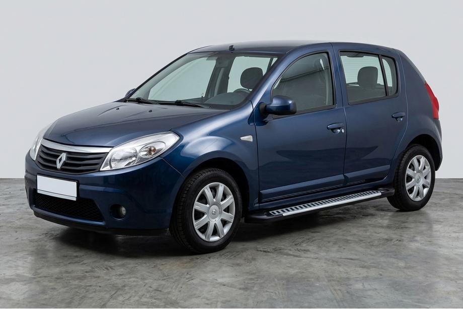 Renault Sandero 2007-2013 Progi Boczne Line (2 szt., Aluminium) Image