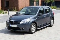 Renault Sandero 2007-2013 Progi Boczne Maydos V1 (2 szt., Aluminium i Stal Nierdzewna) zdjęcia 1