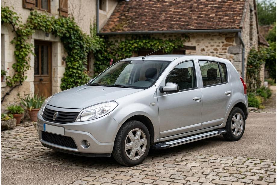 Renault Sandero 2007-2013 Progi Boczné Rainbow (2 szt., Aluminium) Image