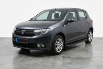 Dacia Sandero 2013-2020 Progi Boczné Allmond Black (2 szt., Aluminium) zdjęcia 1