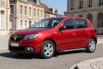 Renault Sandero 2013-2022 Progi Boczné Sunrise (2 szt., Aluminium) zdjęcia 1