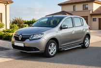 Renault Sandero 2013-2022 Progi Boczné RedLine V1 (2 szt., Aluminium) zdjęcia 1