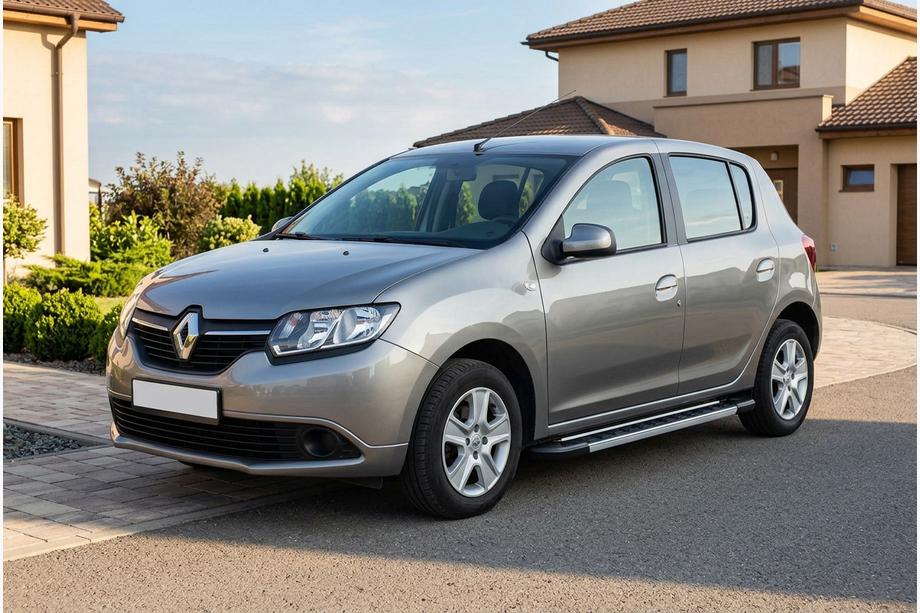 Renault Sandero 2013-2022 Progi Boczné RedLine V1 (2 szt., Aluminium) Image