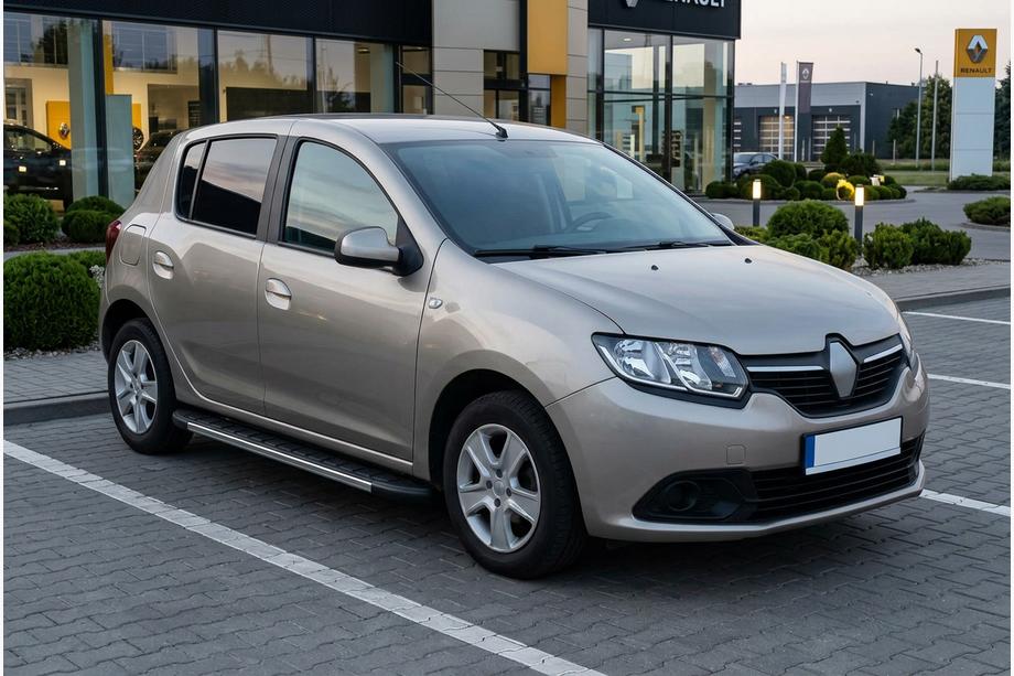 Renault Sandero 2013-2022 Progi Boczné Duru (2 szt., Aluminium) Image