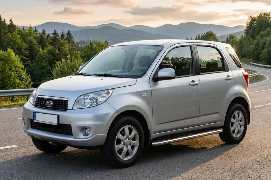 Daihatsu Terios 2006-2017 Progi Boczne Maydos V1 (2 szt., Aluminium i Stal Nierdzewna) Image