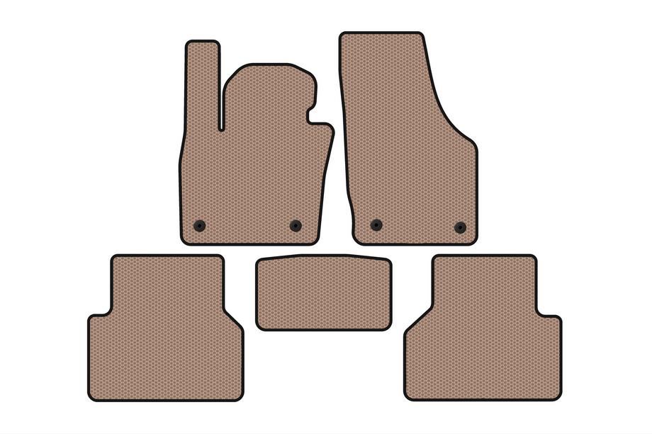 Audi Q3 2011-2019 Gumowe Dywaniki Carsuit (Beżowe) Image