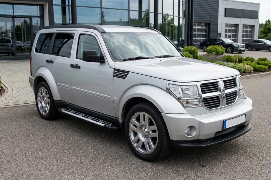 Dodge Nitro 2006-2011 Progi Boczné Sunrise (2 szt., Aluminium) Image