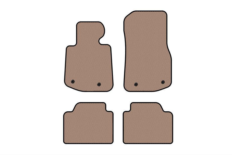 BMW 4 Series F32/F33/F36 2012-2020 Gumowe Dywaniki Carsuit V2 (Beżowe) Zdjęcia 1