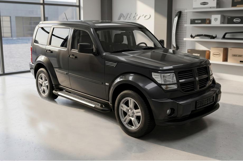 Dodge Nitro 2006-2011 Progi Boczne Line (2 szt., Aluminium) Image