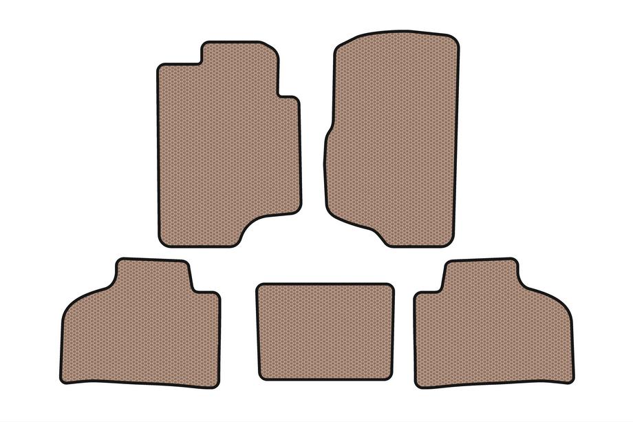 Chevrolet Silverado 2007-2013 Gumowe Dywaniki Carsuit (Beżowe) Image