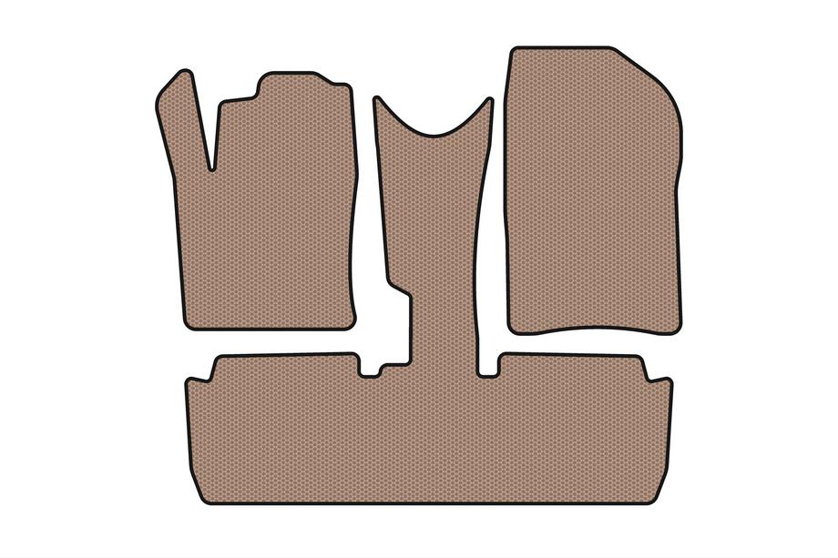 Citroen Xsara Picasso 1999-2012 Dywaniki Gumowe Carsuit (Przed Liftingiem, Beżowe) Image