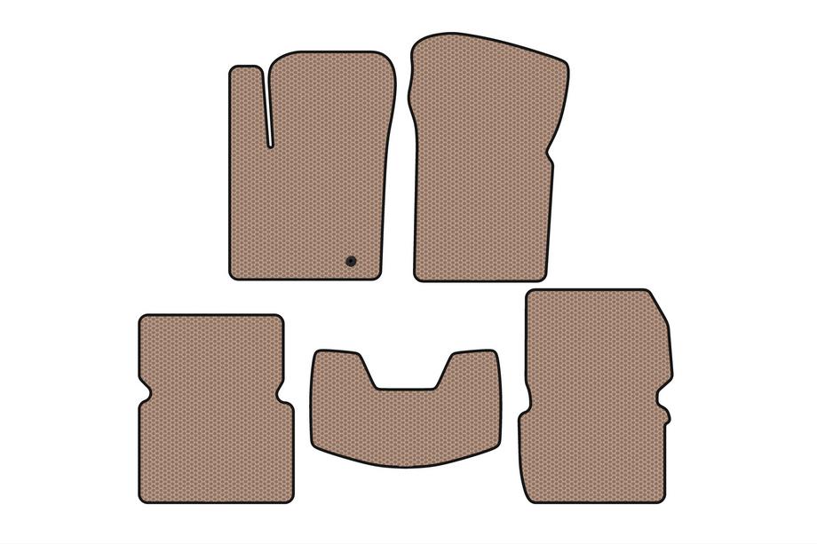Dodge Avenger 2007-2014 Gumowe Dywaniki Carsuit (Beżowe) Image