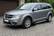 Dodge Journey 2008-2020 Progi boczne Allmond Grey (2 szt., aluminium) zdjęcia 1