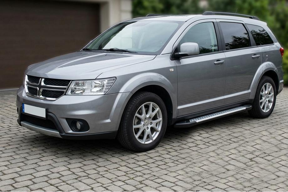 Dodge Journey 2008-2020 Progi boczne Allmond Grey (2 szt., aluminium) Image