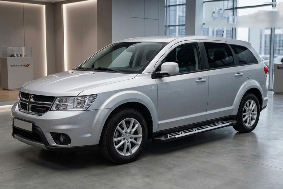 Dodge Journey 2008-2020 Progi Boczné Sunrise (2 szt., Aluminium) Image