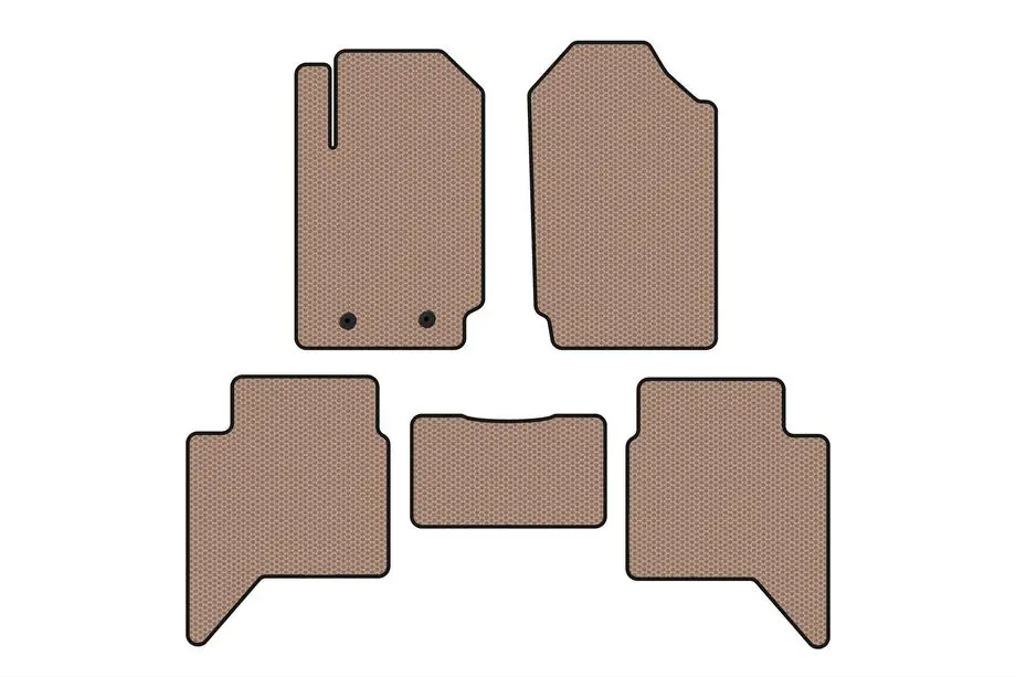 Ford Ranger 2011–2022 Gumowe Dywaniki Carsuit (Beżowe) Image